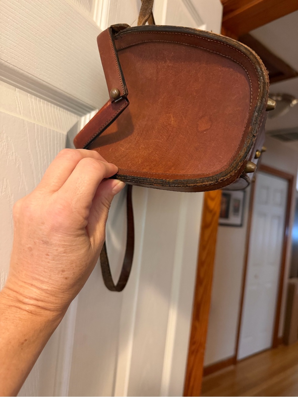 👜✨🤎 Rare Authentic Vintage 1970 John Romain Brown Leather Doctor Handbag 🤎✨👜 - Picture 16 of 16